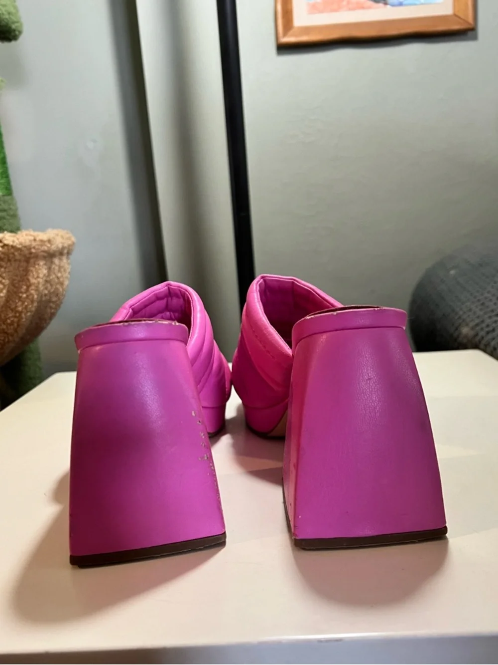 Circus NY by Sam Edelman Marlie Platform Sandals in vibrant pink sz 6